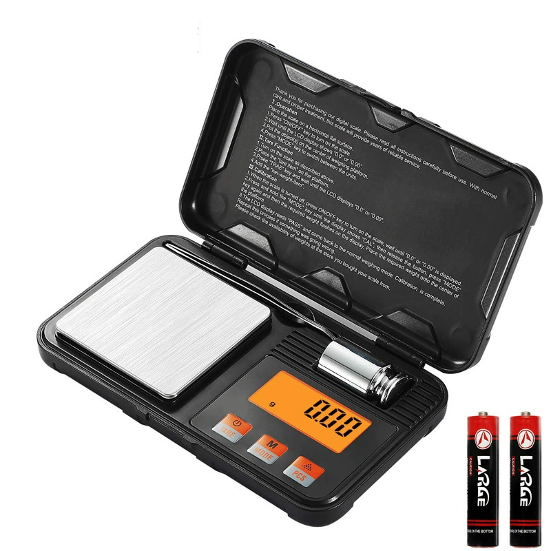 Amazon 0.001g портативные весы электронные весы мини-выпечка точный вес 0.01g инструмент коробка ювелирные весы