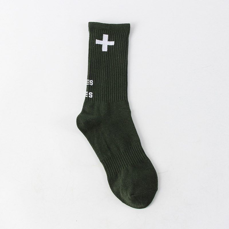 2025d P+F SOCKS Cross Plus Chaussettes mi-mollet tendance pour hommes et femmes_voghion.com