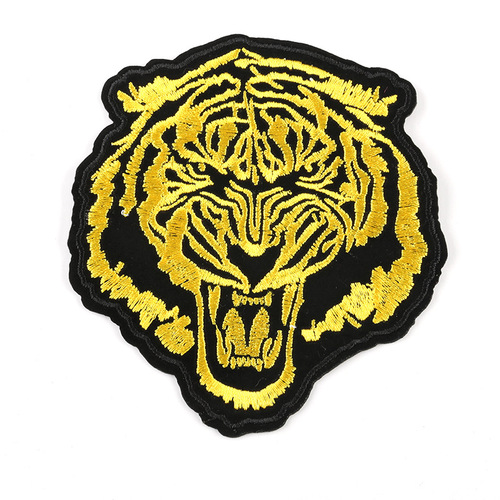 Strawberry computer animal tiger wolf fully embroidered patches shoe and hat box accessories computer embroidered patches clothing accessories cloth patches