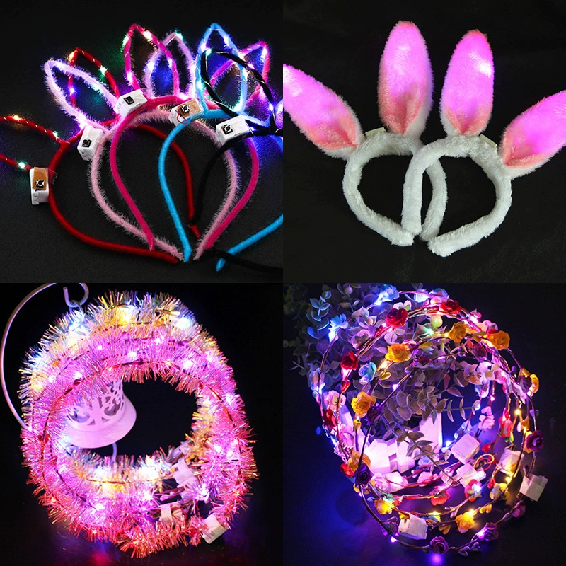  Plaza Park New Cat Ear Hair Human Rabbit Ears Night Market Swing Concert A Show