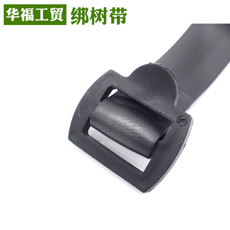 Ventas directas de fábrica de caucho árbol de cinta vinculante refuerzo plástico vinculante árbol cinturón firme y duradero