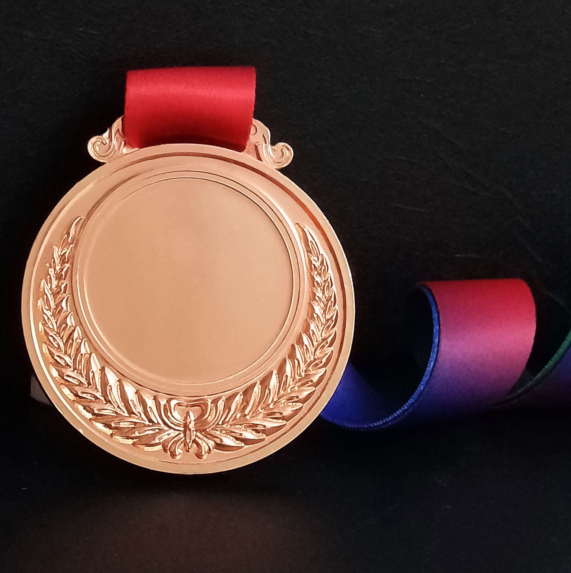 Medalla en blanco de trigo (bronce brillante)