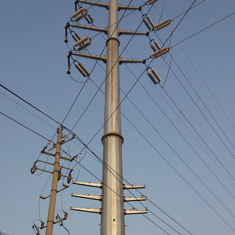 厂家供应电力钢管塔 热镀锌输电钢管塔 110KV输变电钢管杆 电力塔