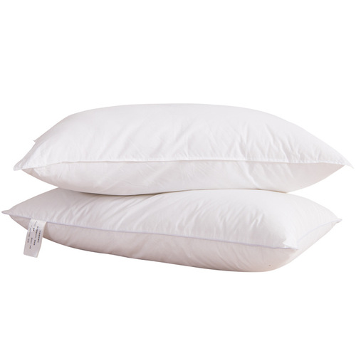 Five-star hotel pillow inserts: Fiber pillows with high-resilience feather-like microfiber, specially designed for hotels—crafted from pure cotton.