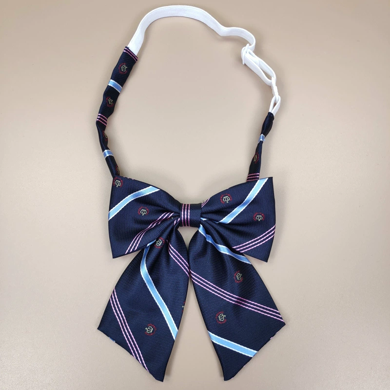Set, bow tie with bow, uniform for students, accessory