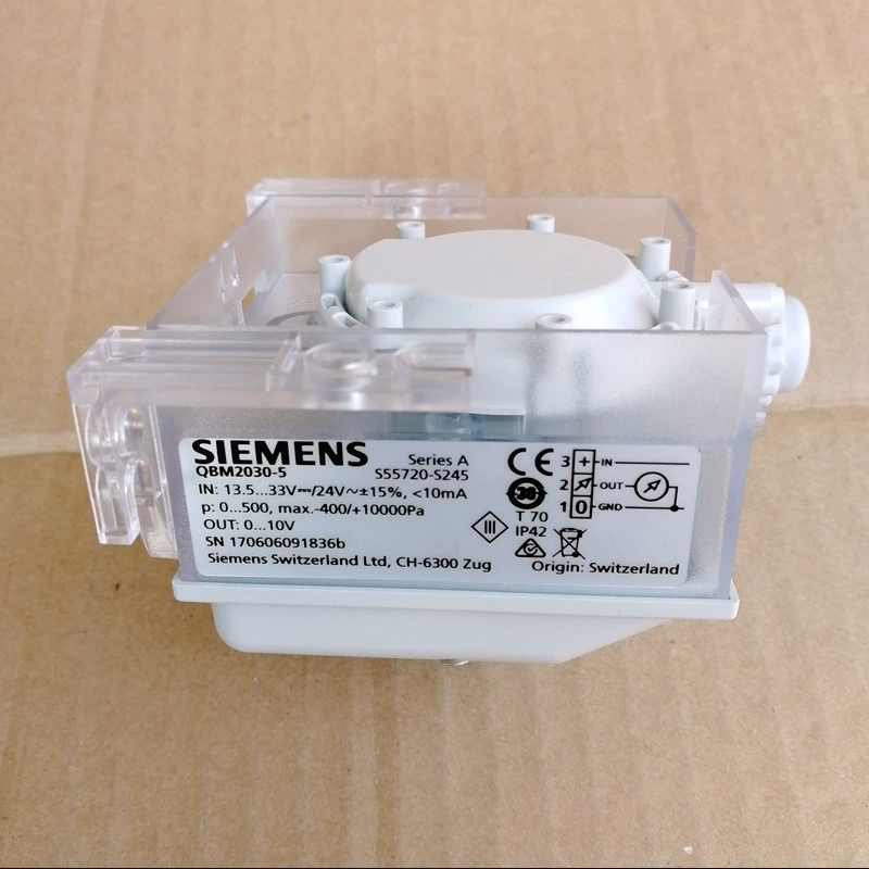 Датчик разницы давления газа Siemens QBM2030-5, измеритель разницы давления воздуха, чувствительный трансмутатор