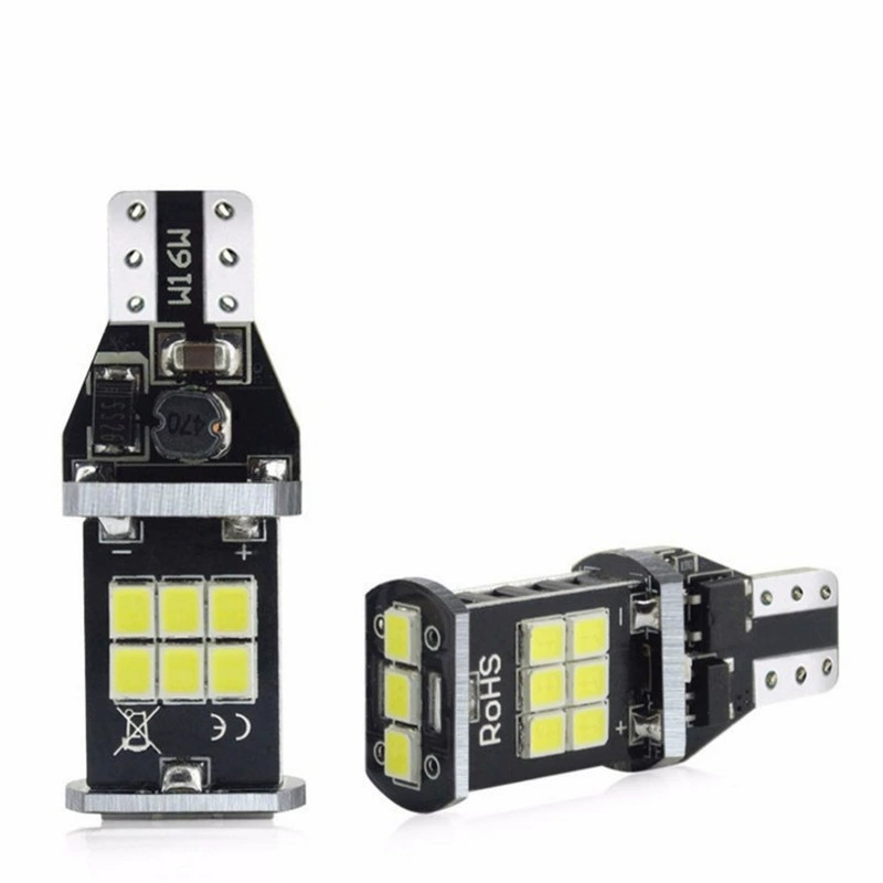 Индикатор ширины автомобиля, модификация T10 T15, лампа высокой яркости, индикатор ширины, светодиодный фонарь заднего хода, высокопозиционный стоп-сигнал 15SMD