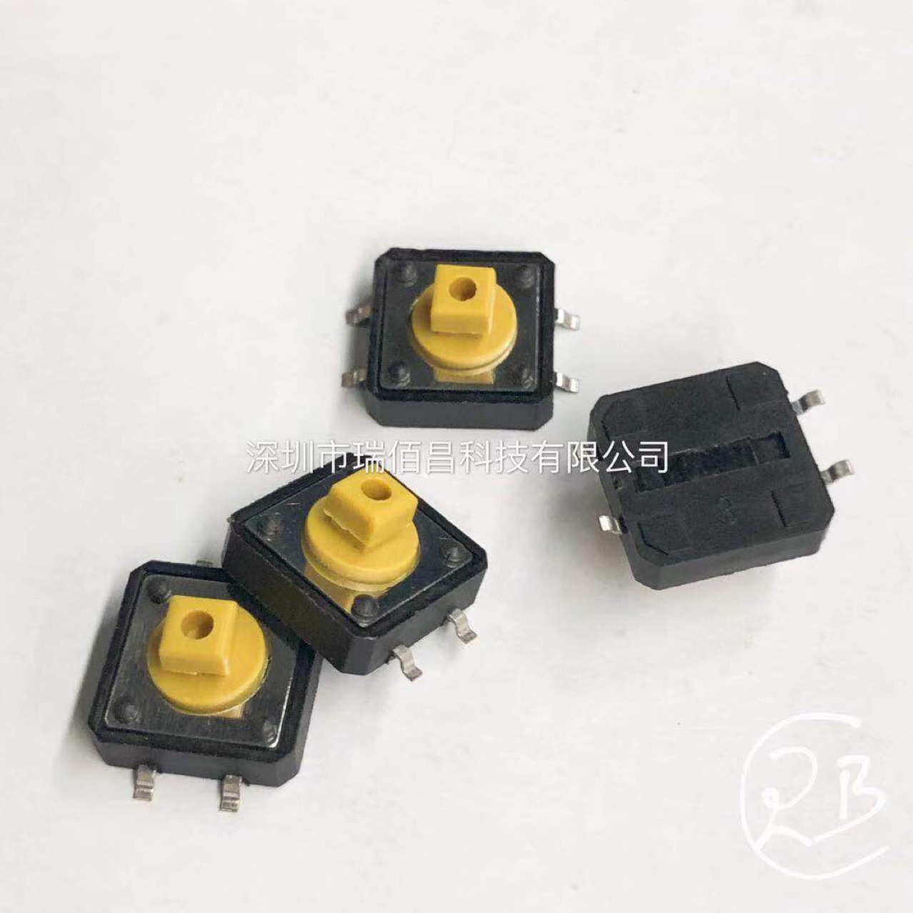 DTSM-24S轻触开关12*12*7.3 方头点动按键 贴片4脚