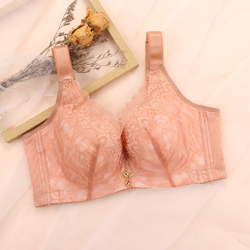 Ultra-thin Large Size Large Cup Bra Chubby Girls Non-sponge Thin Gathered Steel Ring Large Chest Small Underwear Bra Women's CD Ultra-thin Large Size Large Cup Bra Chubby Girls Non-sponge Thin Gathered Steel Ring Large Chest Small Underwear Bra Women's CD
