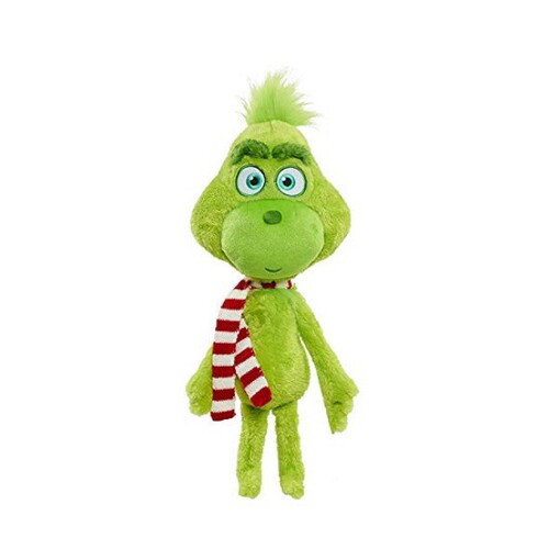 Heat transfer Christmas Grinch plush toy green Grinch children's cartoon figurine doll