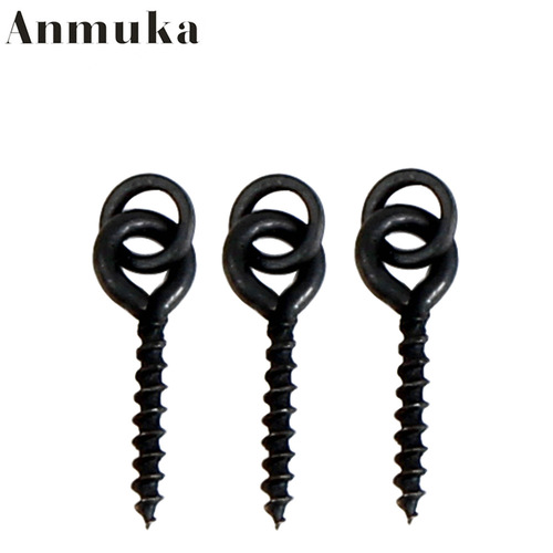 Cross-border carp fishing lock needle screw black round thin sheet matte European fishing gear accessories