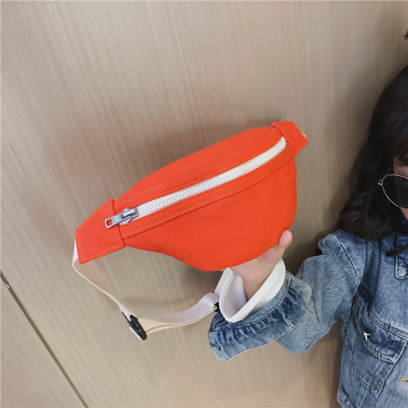 Bolso infantil estilo coreano, otoño-invierno 2025, nuevo bolso de hombro, mini bolso de cintura, moderno para niños y niñas, bolso de pecho sencillo y a la moda
