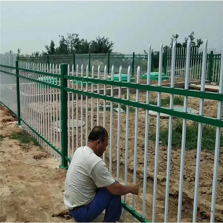 厂家直销锌钢护栏社区别墅安全护栏围墙院墙门口锌钢围栏量大优惠