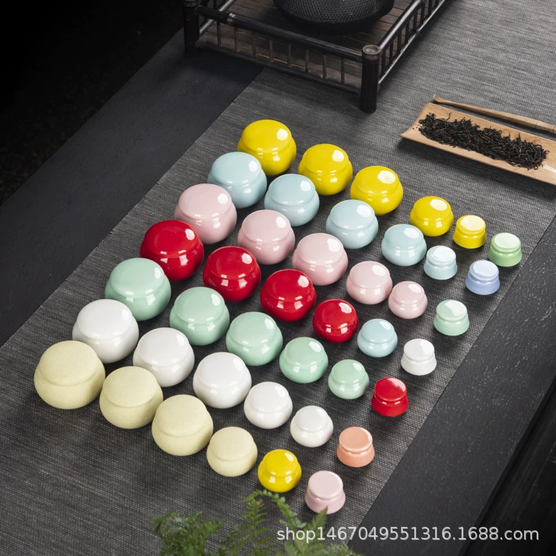 Керамический мини-маленький чайник Rouge губная помада горшок герметичный маленький аптечка горшок древний стиль рот горшок керамический косметический аромат порошок бутылка