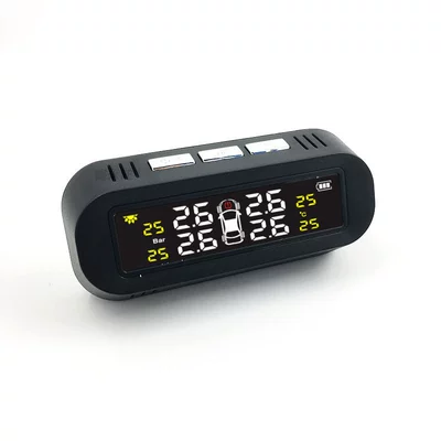 Tire pressure monitoring system wireless solar tire