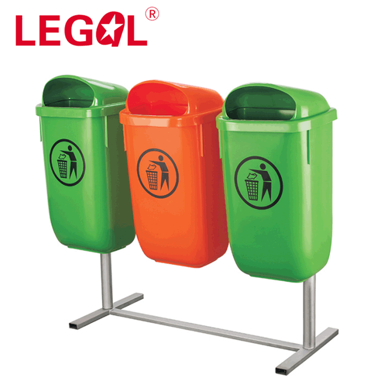 Outdoor wall-mounted trash can Property Classification 50L Sanitation Community Luggage Box Large Printable LOGO