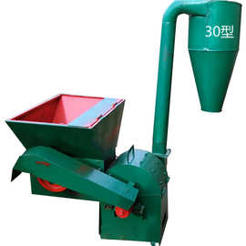 大型碎草机玉米杆粉碎机自动进料打草粉料机图片