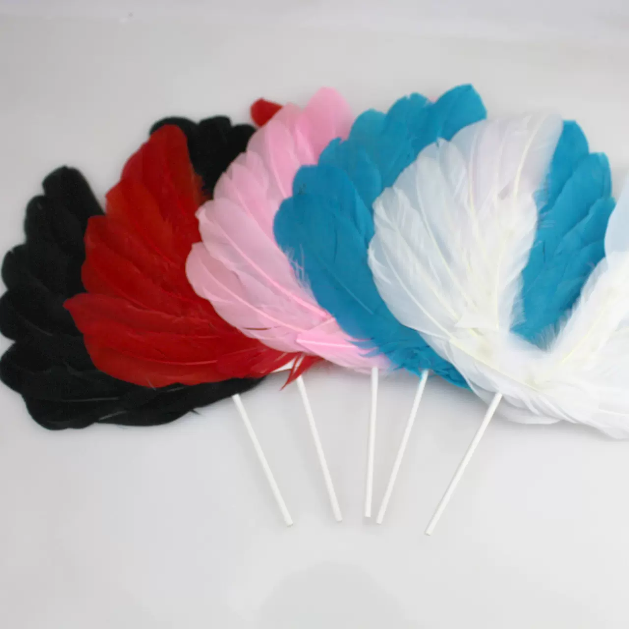 批发生日派对蛋糕羽毛翅膀插牌 食品级纸棒烘培装饰 天使翅膀插件