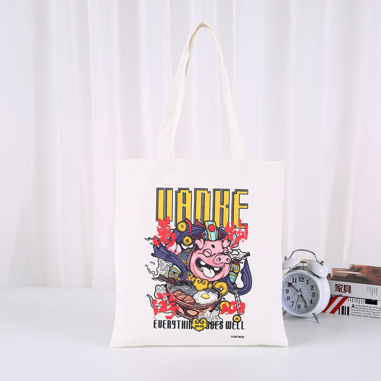 帆布袋定 做印花棉布学生单肩背包广告购物手提帆布包定 制印lo