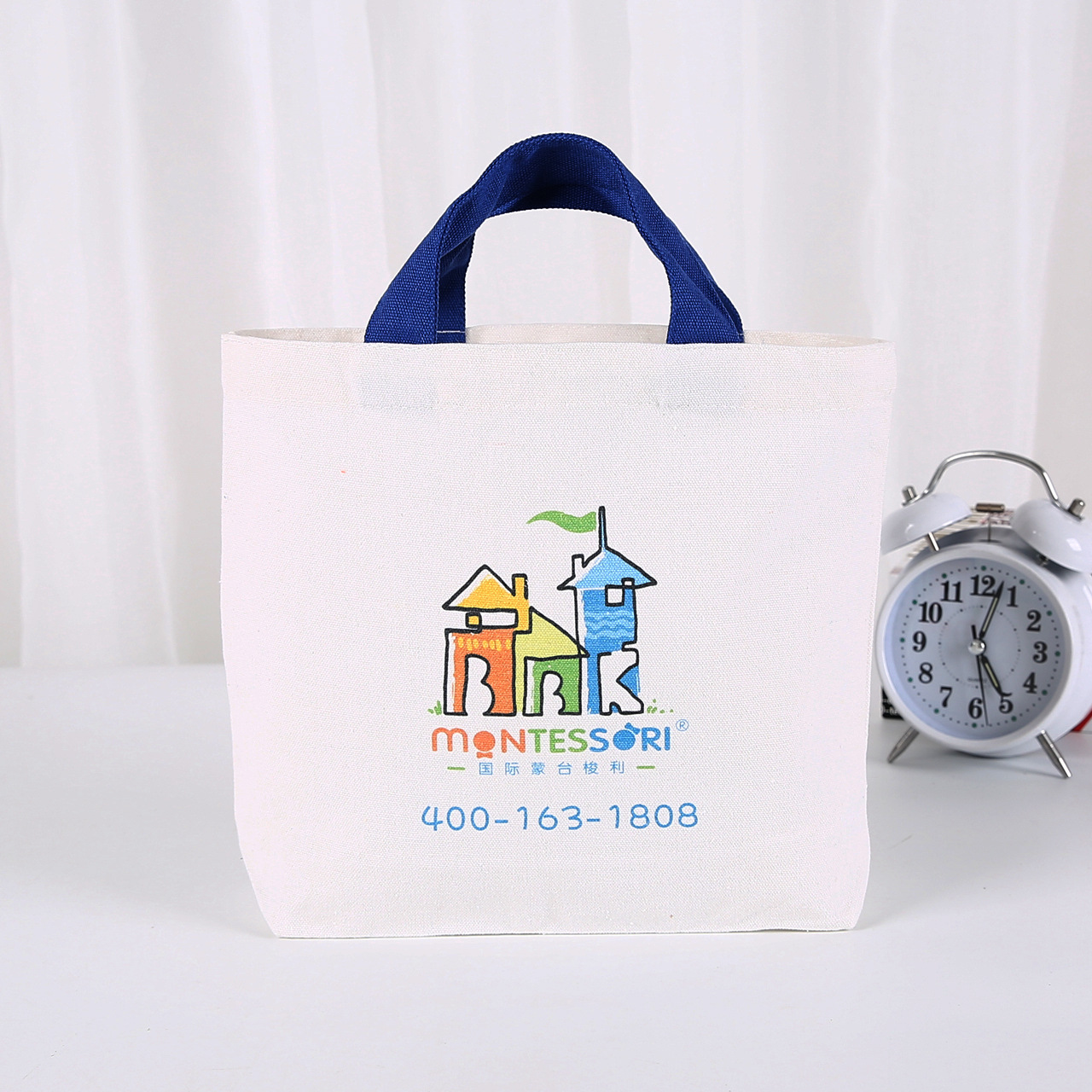 彩印购物帆布袋定 做创意广告棉布礼品袋定 制学生单肩帆布包定