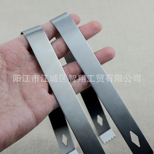 Stainless steel ice clip ice grain clip lemon clip sugar clip fruit food clip milk tea shop bar KTV commercial