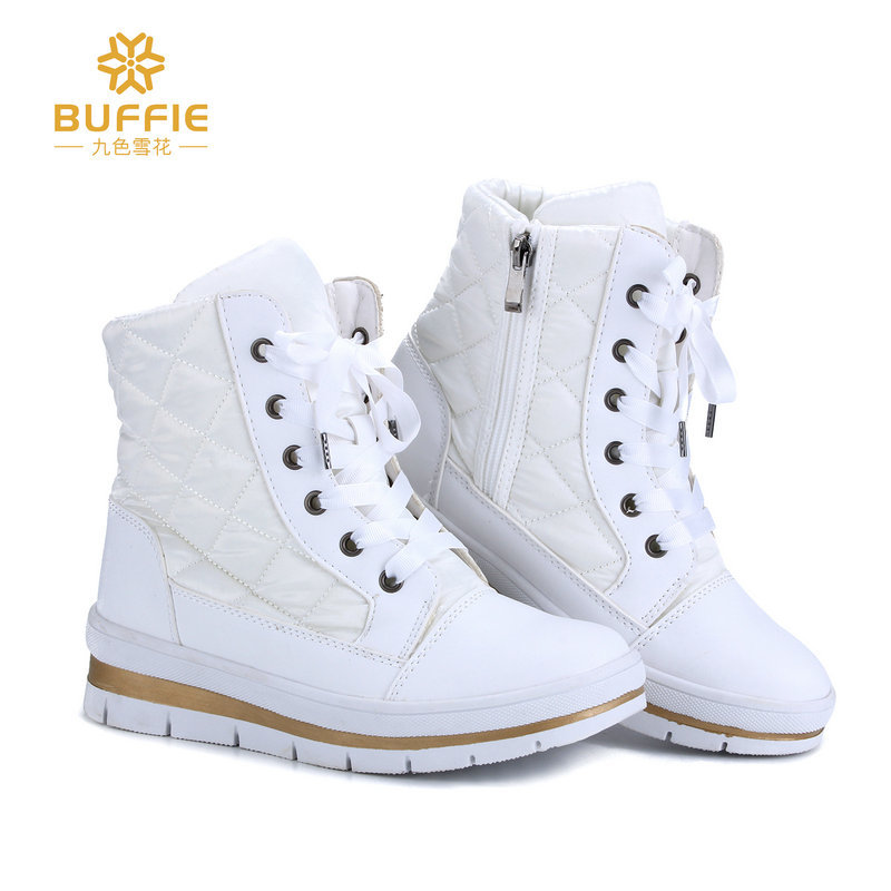 Botas de nieve de invierno para mujer, planas, de caña baja, cálidas, antideslizantes, venta al por mayor y al por menor del fabricante, dropshipping, suela gruesa y cómoda. image 6