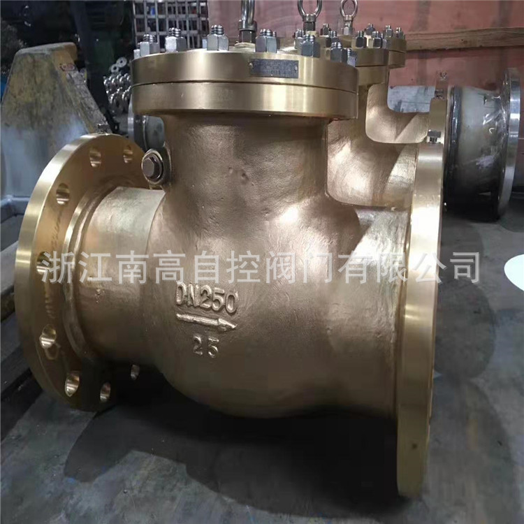 氧气止回阀 HY44W-16T 手动氧气止回阀  DN150 法兰连接