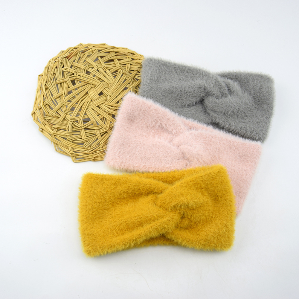 Knitted brand keep warm headband