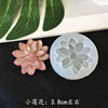 Accessory, epoxy resin, mold handmade, flowered, mirror effect