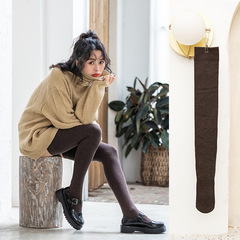 秋冬款棉保暖中厚加絨蓄熱加長版大腿襪腳底硅膠棉襪批發