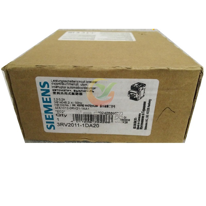 现货供应 西门子电机保护断路器  3RV2011-1DA20议价出售全新质保