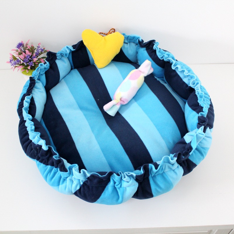 Nido de calabaza para mascotas, cama para perro o gato, cuatro estaciones, con cordón