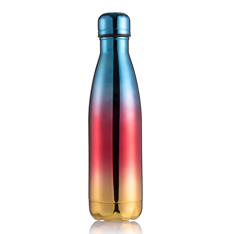 Gradient blue and red gold
