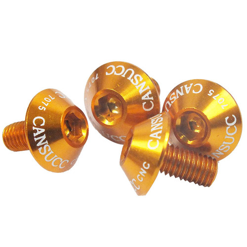 CANSUCC bicycle water bottle cage screw M5*10 screw accessories mountain bike riding equipment aluminum alloy