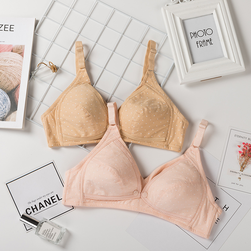 Sponge thin solid color wireless bra for pregnant for breastfeeding
