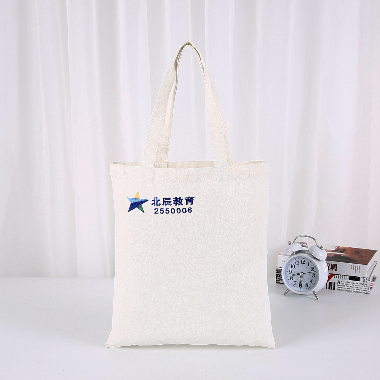 帆布手提袋定 做礼品购物袋彩色印刷广告袋定 制LOGO可印刷