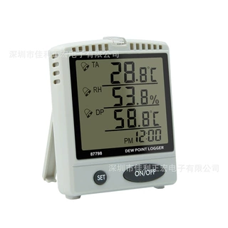 衡欣AZ87798桌上型露点温度/温湿度SD卡记录器 温湿度测量