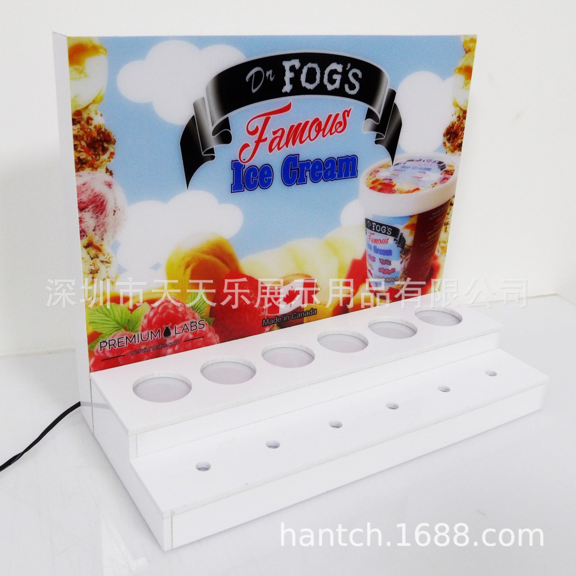 酒吧充电发光酒架LED亚克力展示架夜场发光展示架电烟油发光展架