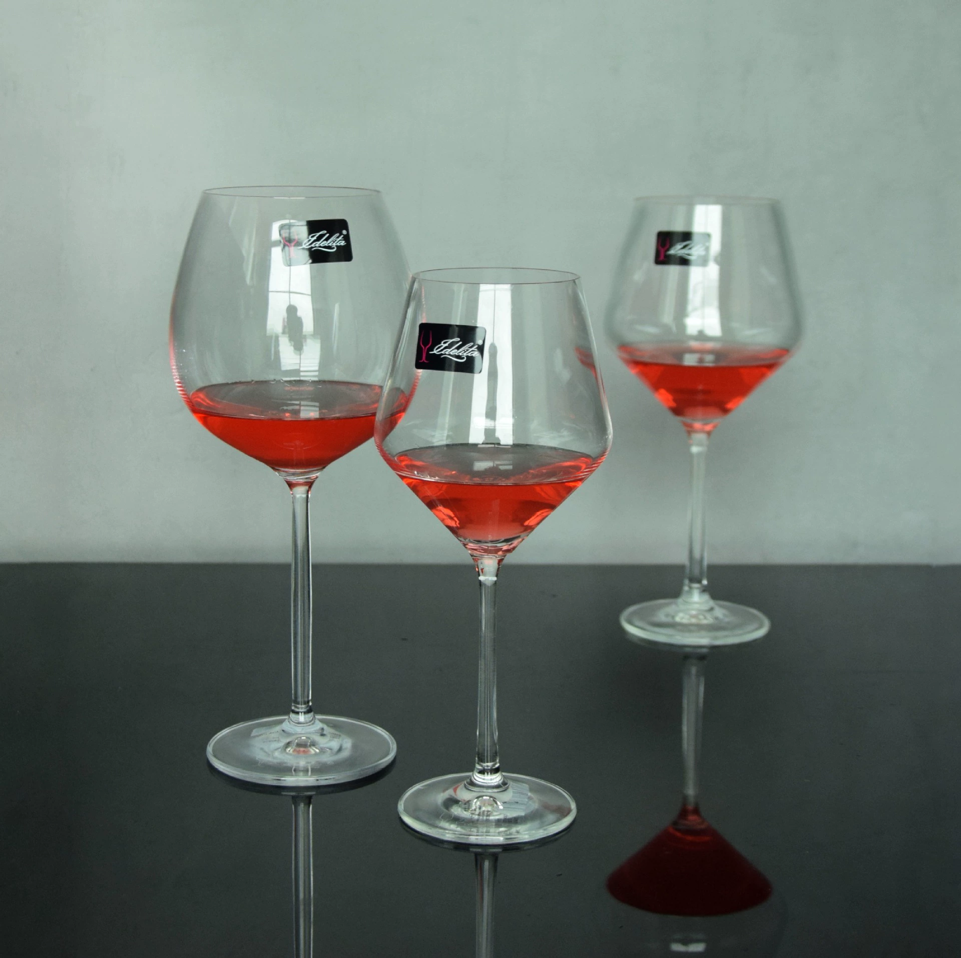 Заводская продажа означает Delita Bordeaux серия роскошный отель ресторан Crystal изысканные красные вина бокалы высокий бокал