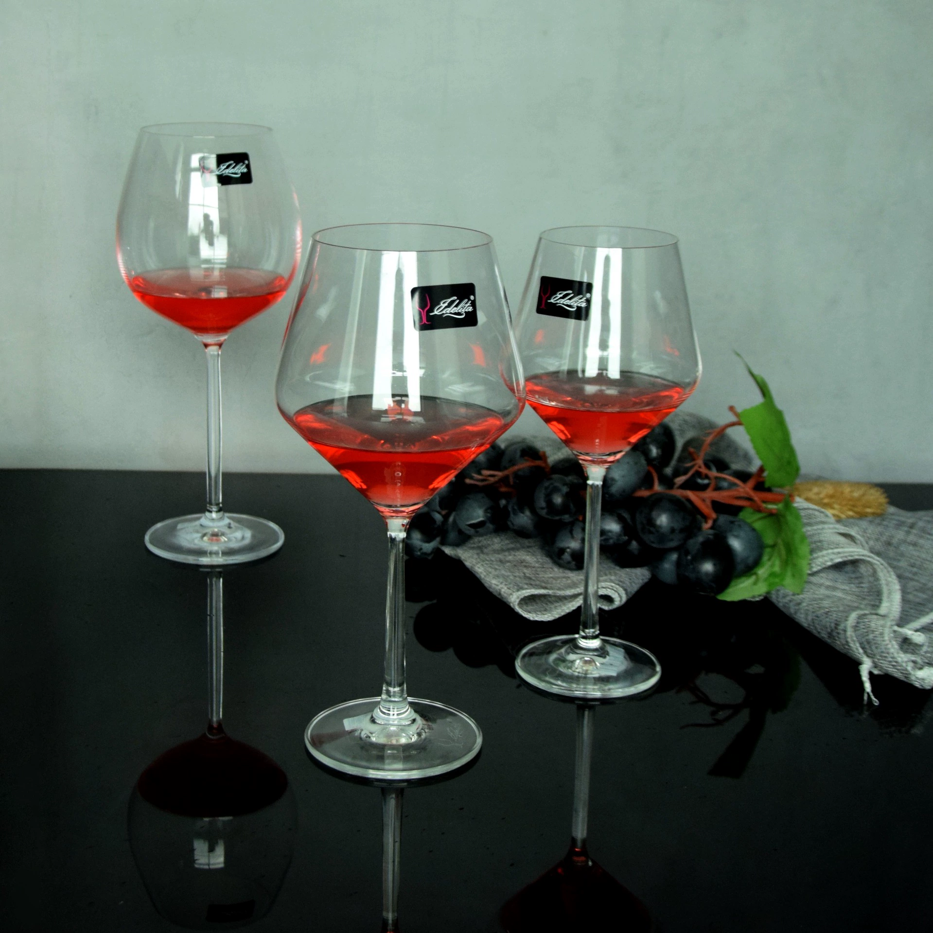 Заводская продажа означает Delita Bordeaux серия роскошный отель ресторан Crystal изысканные красные вина бокалы высокий бокал