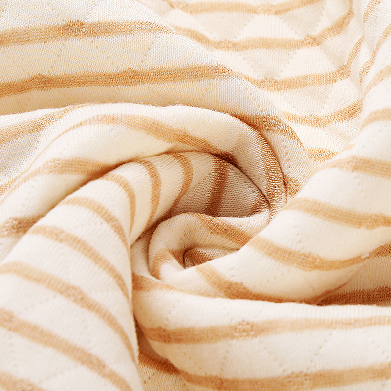 提花针织布 秋冬保暖内衣 婴儿三角巾立体保暖服饰布料