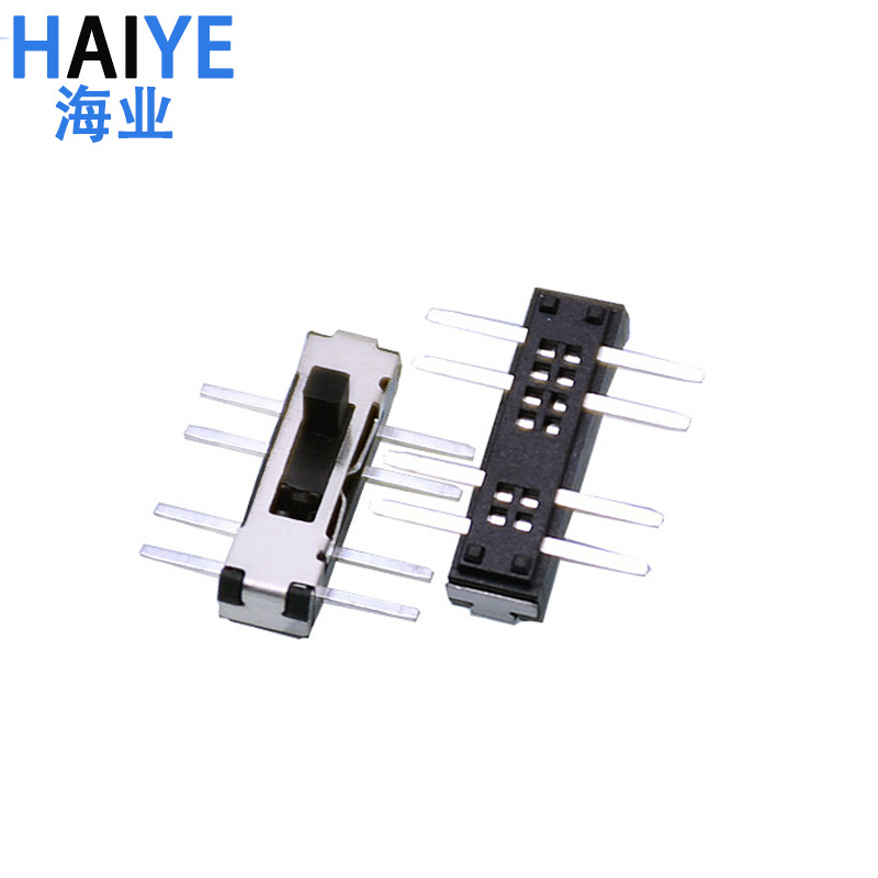 海业电子电气元件配件 三档8脚滑动开关拨动开关沉板式开关SK-10G