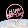 Yayli Cake Respuent Birthday Happy Baked Oppercake Cake Decoration Card 10 Film Direct Sales