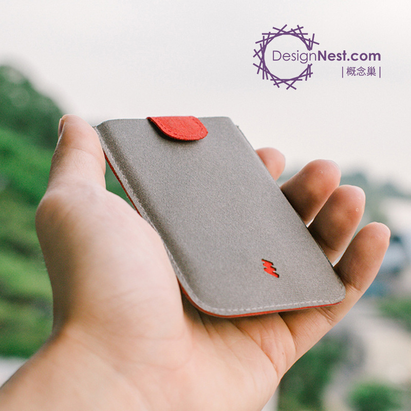 Aloko DAX bolsa de tarjeta apilada extraíble mini monedero gradiente ultra-delgada multi-Tarjeta bolsa de tarjeta de visita Portátil Bolsa