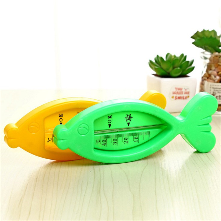 Termómetro para baño de bebé en forma de pez, para uso seco y húmedo image 3