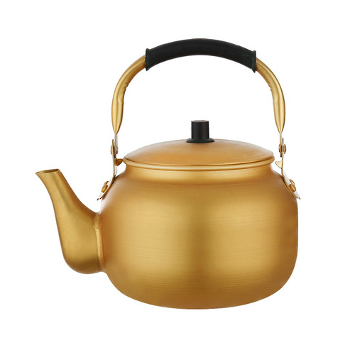Yellow aluminum pot aluminum kettle aluminum teapot Korean rice wine pot household large capacity 10 liter gas kettle hot water kettle