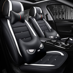 批發A2卡通A3全皮哪吒汽車坐墊 代發新款惡魔座套座墊子內飾用品
