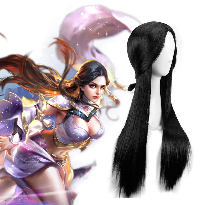 Wang zhe glory Luna Zixia fairy skin glory cos cartoon wig spot factory wholesale