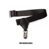 A single black single buckle single metal buckle