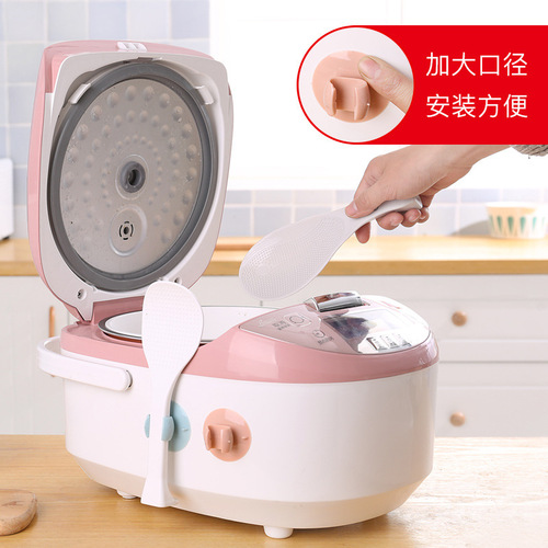 Creative kitchen supplies Traceless suction cup rice cooker and rice spoon storage rack Multifunctional wall-mounted storage rack